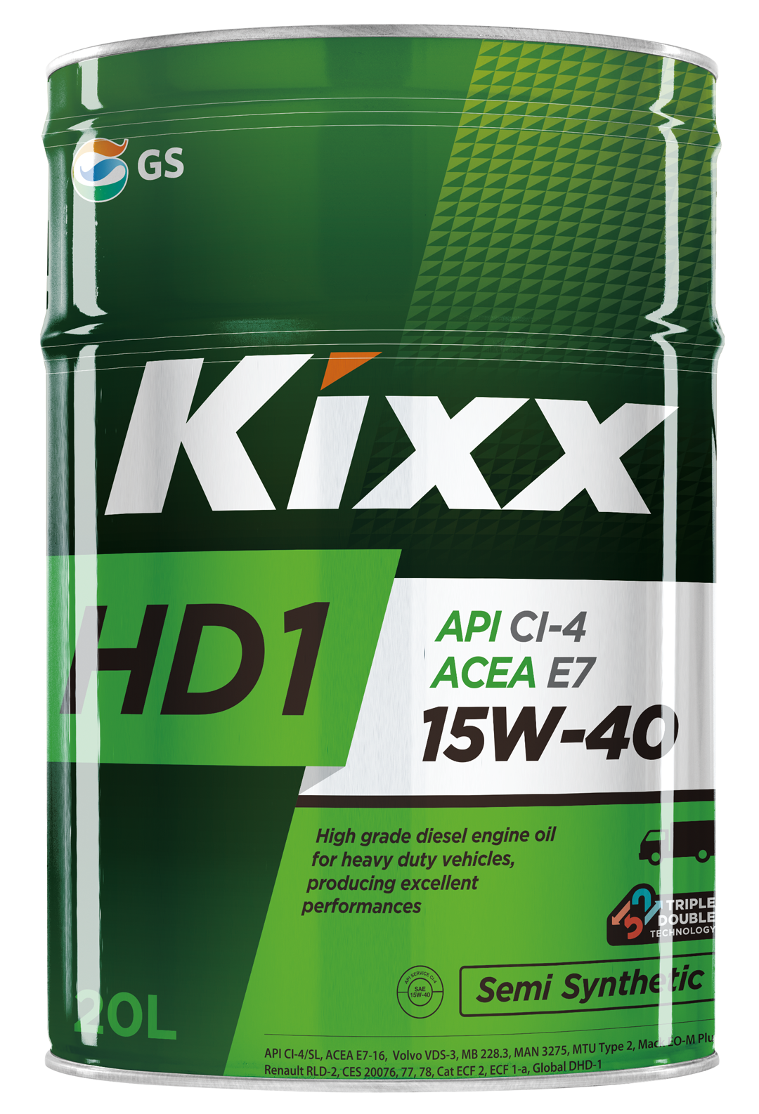 Kixx HD1 CI-4/E7 15W40