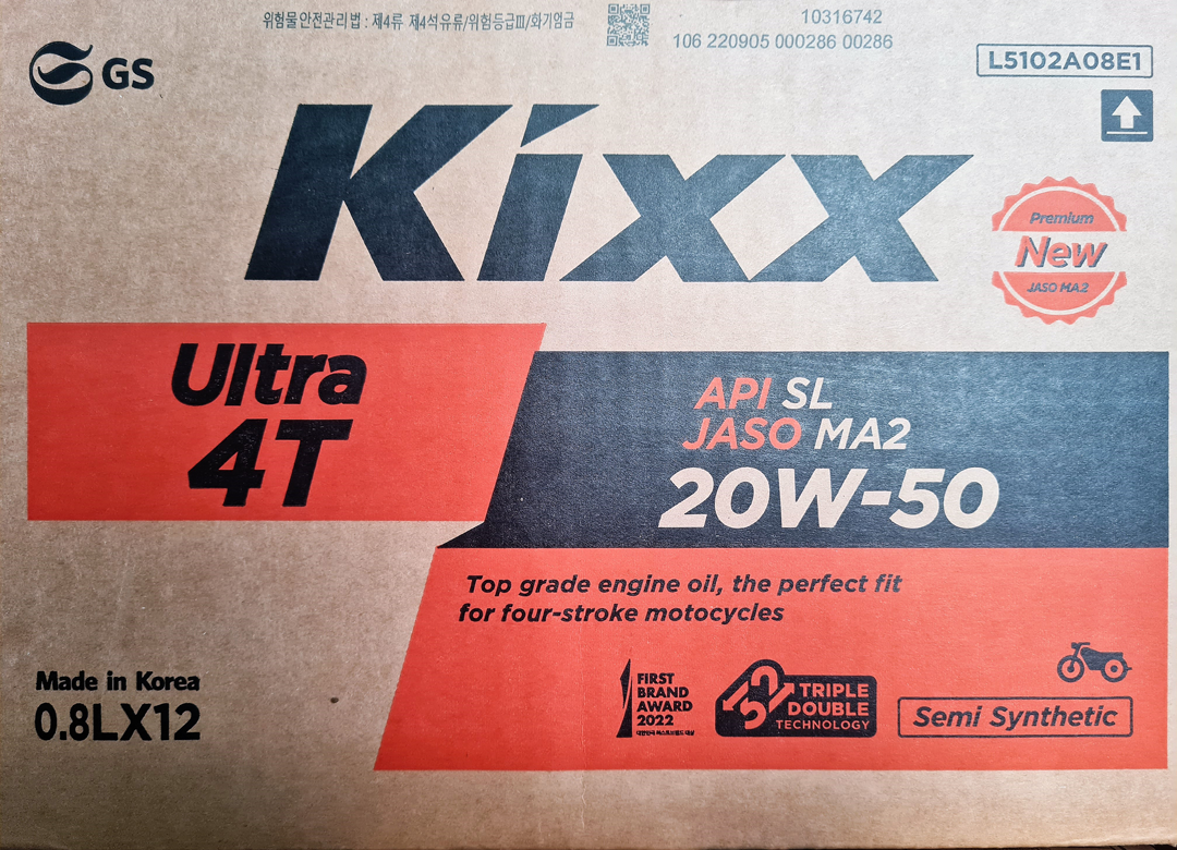 Kixx Ultra 4T SL/MA2 20W50