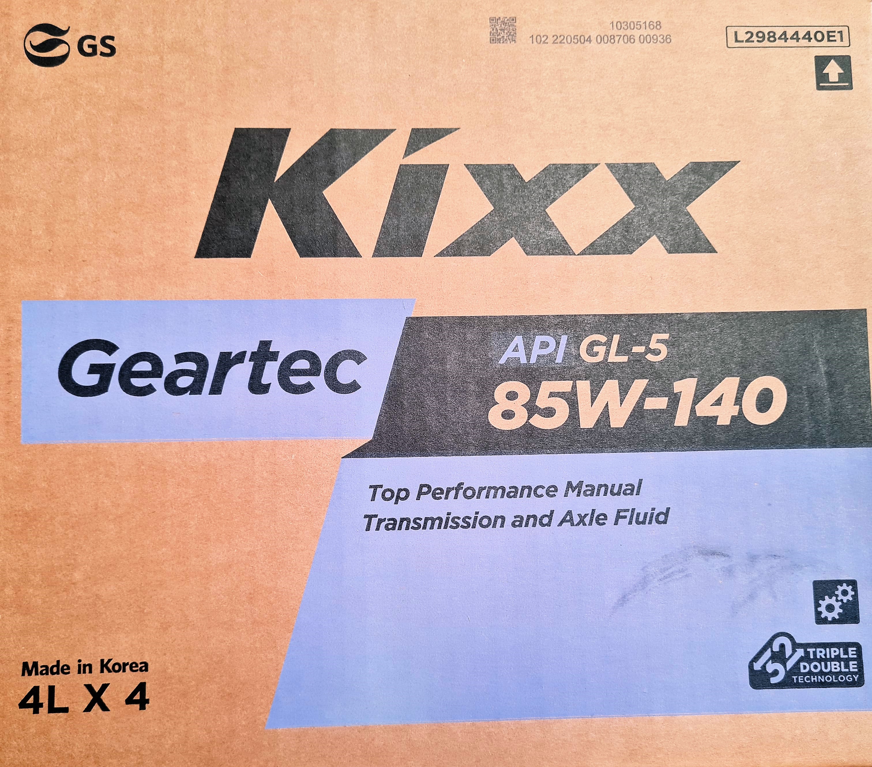 Kixx Geartec GL-5 85W140
